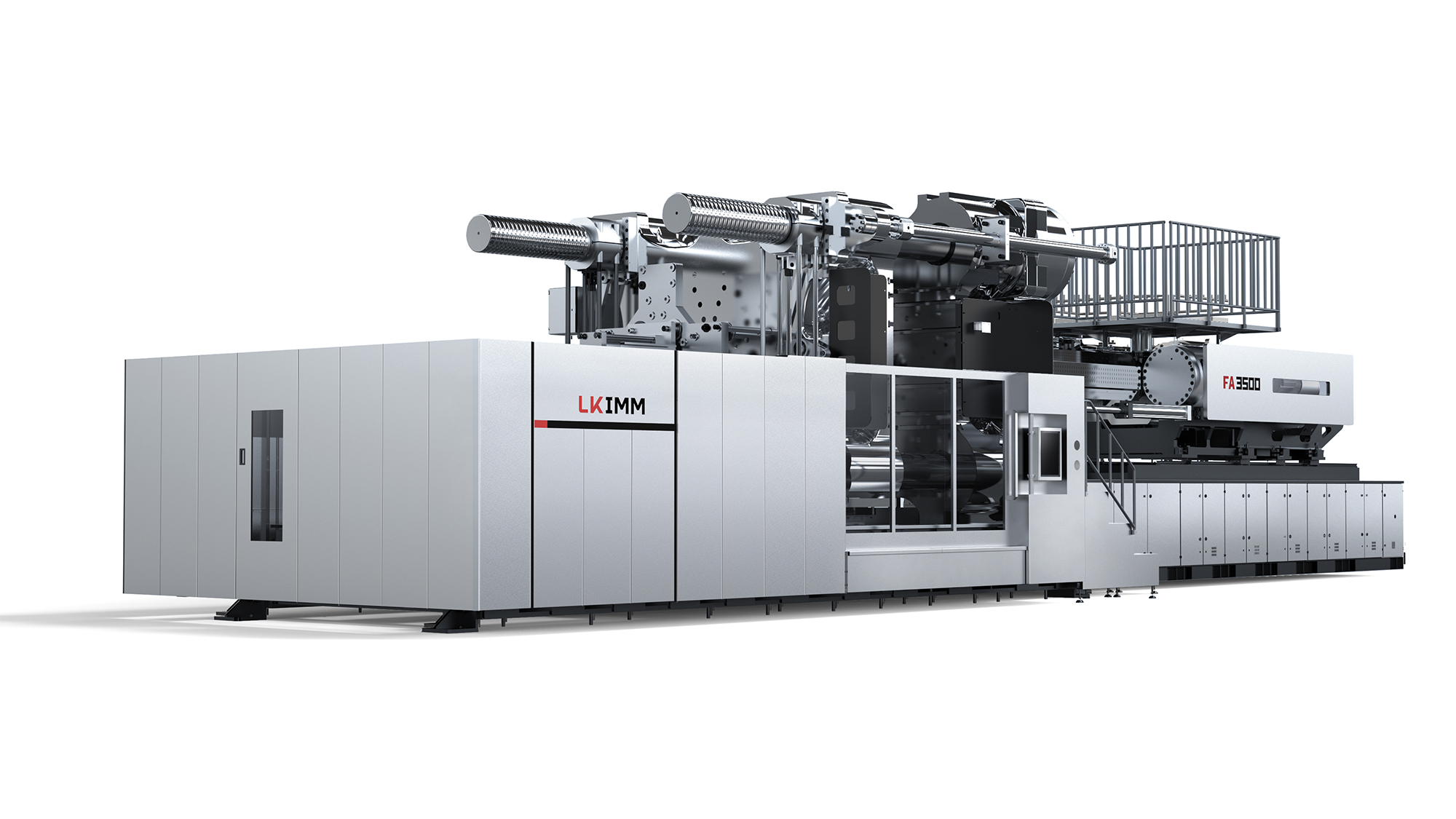 大型注塑机车间